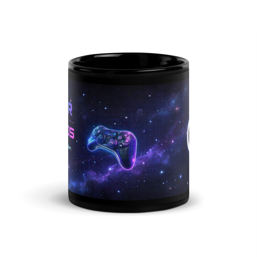 Stellar Black Glossy Mug