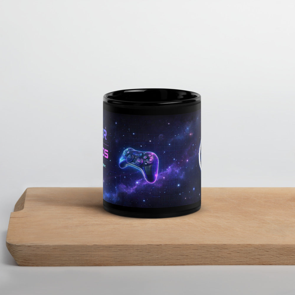Stellar Black Glossy Mug