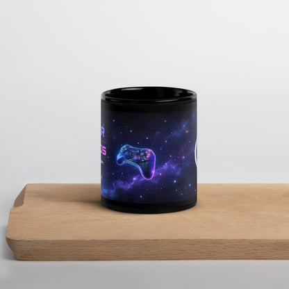 Stellar Black Glossy Mug