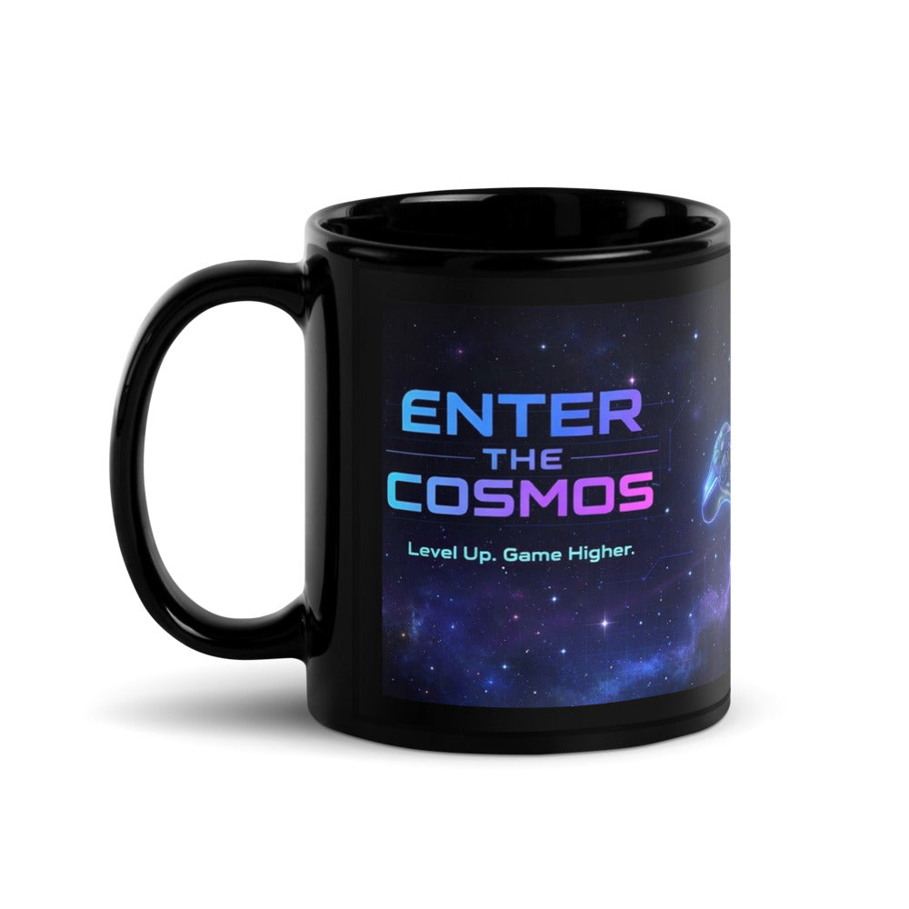 Stellar Black Glossy Mug