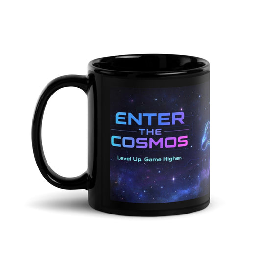 Stellar Black Glossy Mug