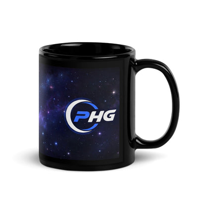 Stellar Black Glossy Mug
