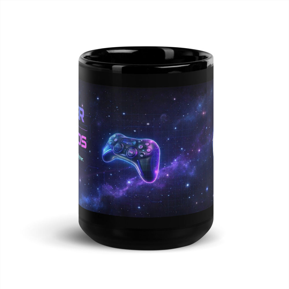 Stellar Black Glossy Mug