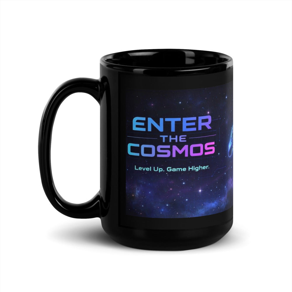 Stellar Black Glossy Mug