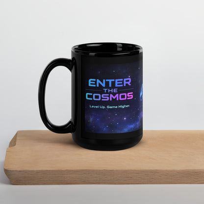 Stellar Black Glossy Mug