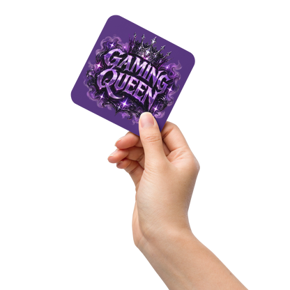 Gaming Queen Cork-back coaster