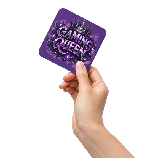 Gaming Queen Cork-back coaster